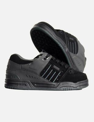 Schoenen globe fusion zwarte leren sneakers