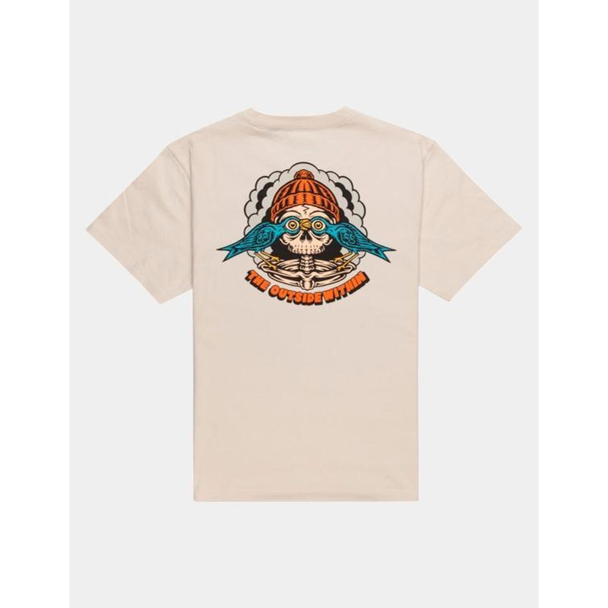 Camiseta de manga corta Hombre Element Birds eye Beige