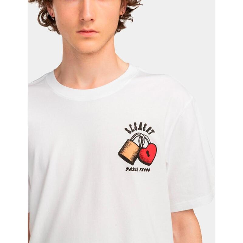 Camiseta manga corta Hombre Element Lovers lock Blanco