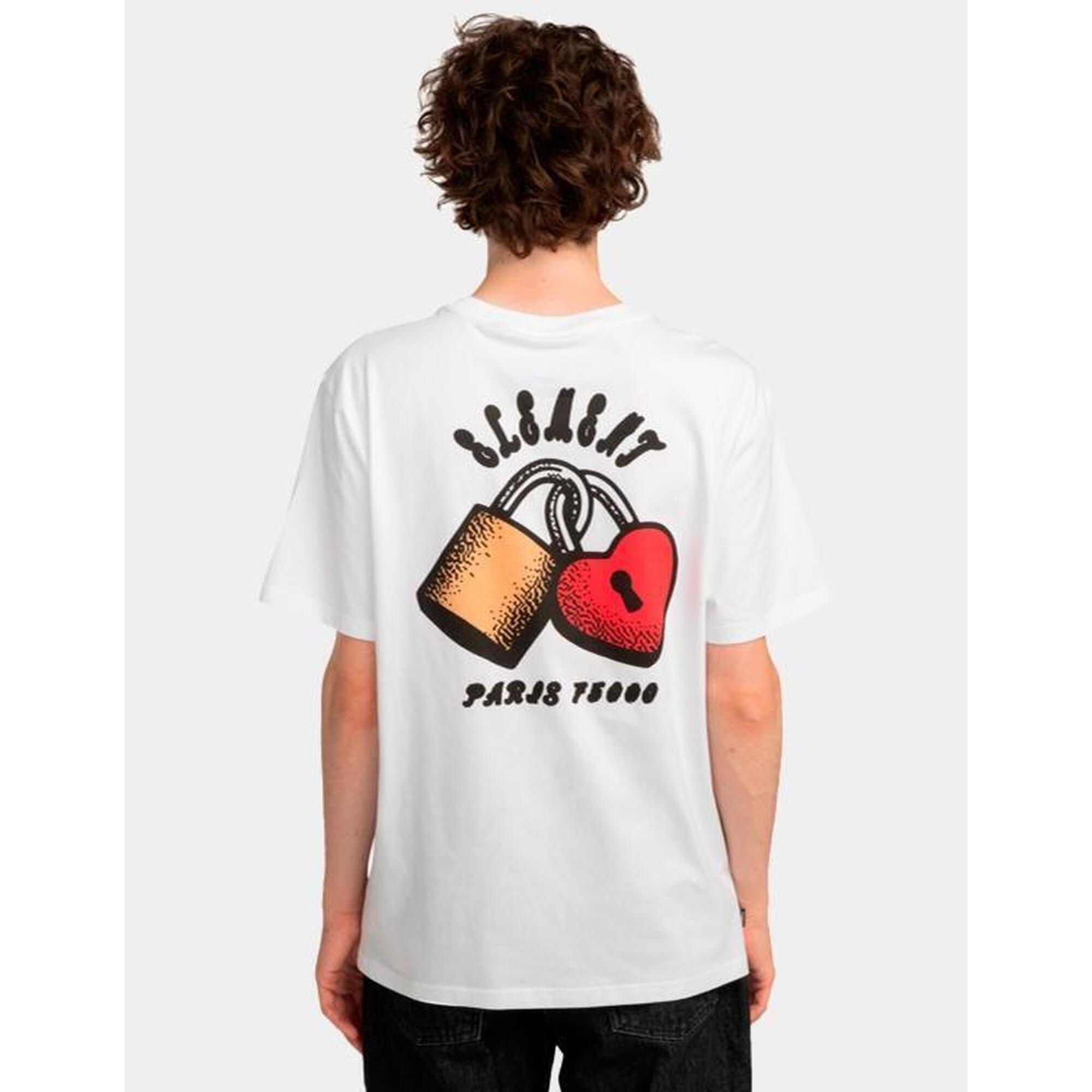 Camiseta manga corta Hombre Element Lovers lock Blanco