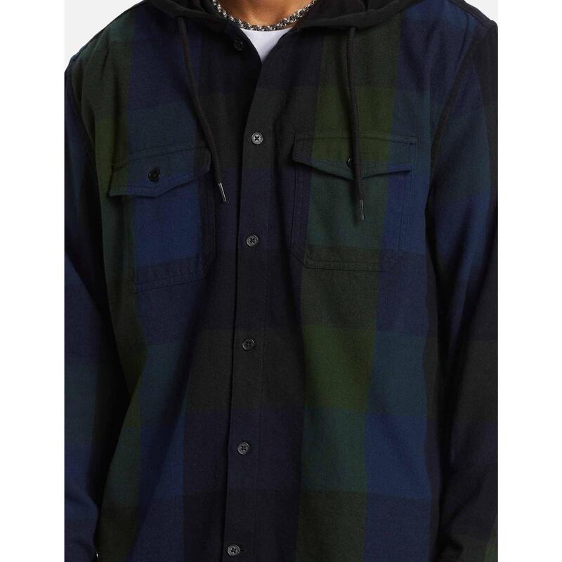 Camisa Hombre Dcshoes Ruckus hooded Negro