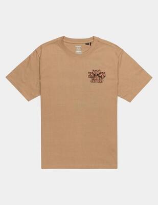 Camiseta de manga corta Hombre Element bear with me Marrón