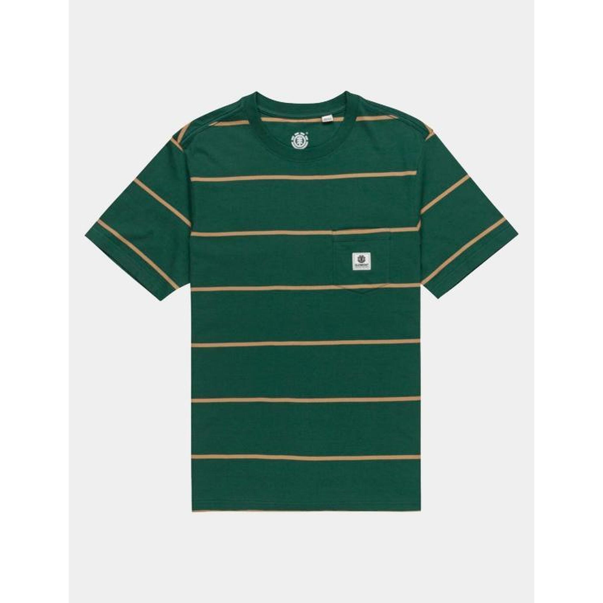 Camiseta de manga corta Hombre Element Basic pocket label Verde