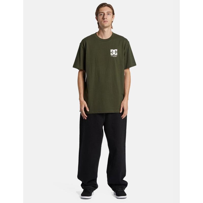 Camiseta manga corta Hombre Dcshoes Twisted  Verde