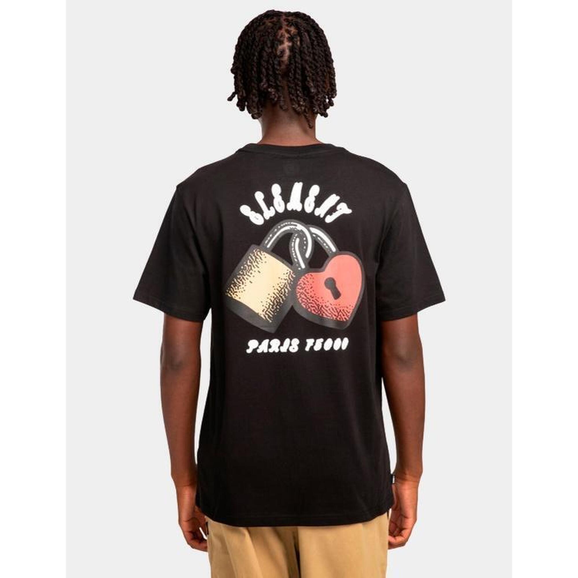 Camiseta de manga corta Hombre Element  lovers lock Negro