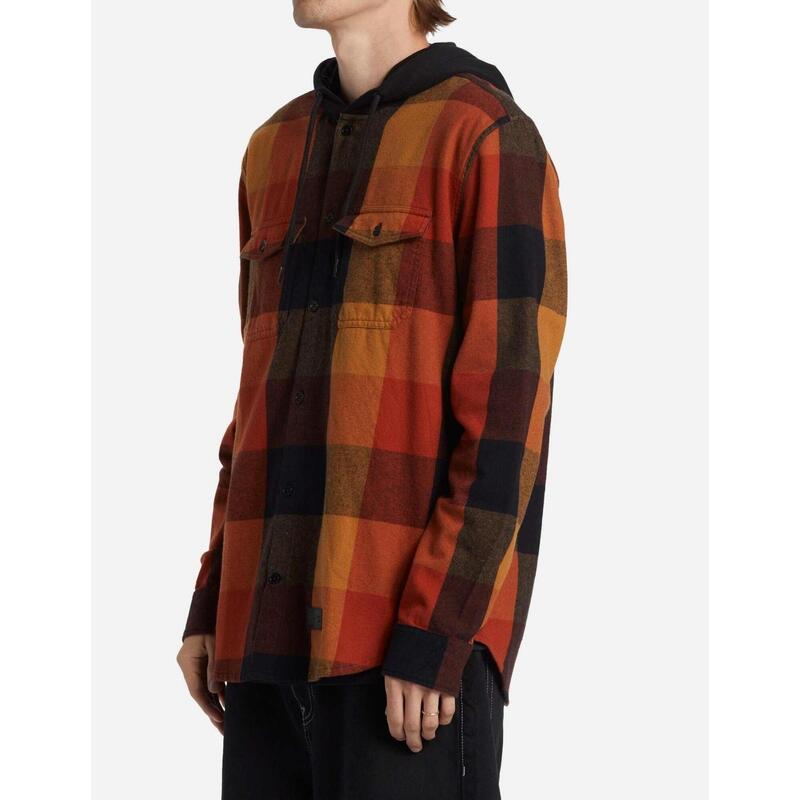 Camisa Hombre Dcshoes Ruckus hooded Negro