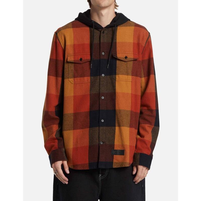 Camisa Hombre Dcshoes Ruckus hooded Negro