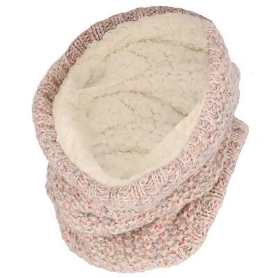 Ski colsjaal dames one size antique pink