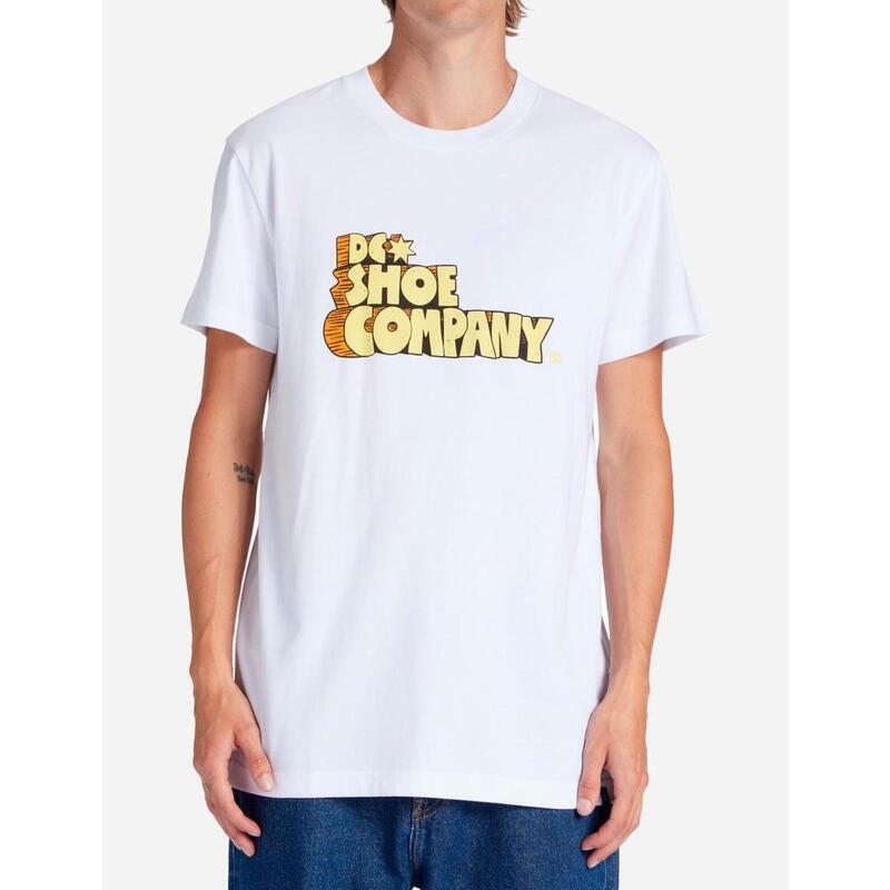 Camiseta de manga corta para Hombre Dcshoes Nostalgic  Blanco