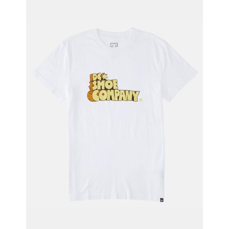 Camiseta de manga corta para Hombre Dcshoes Nostalgic  Blanco