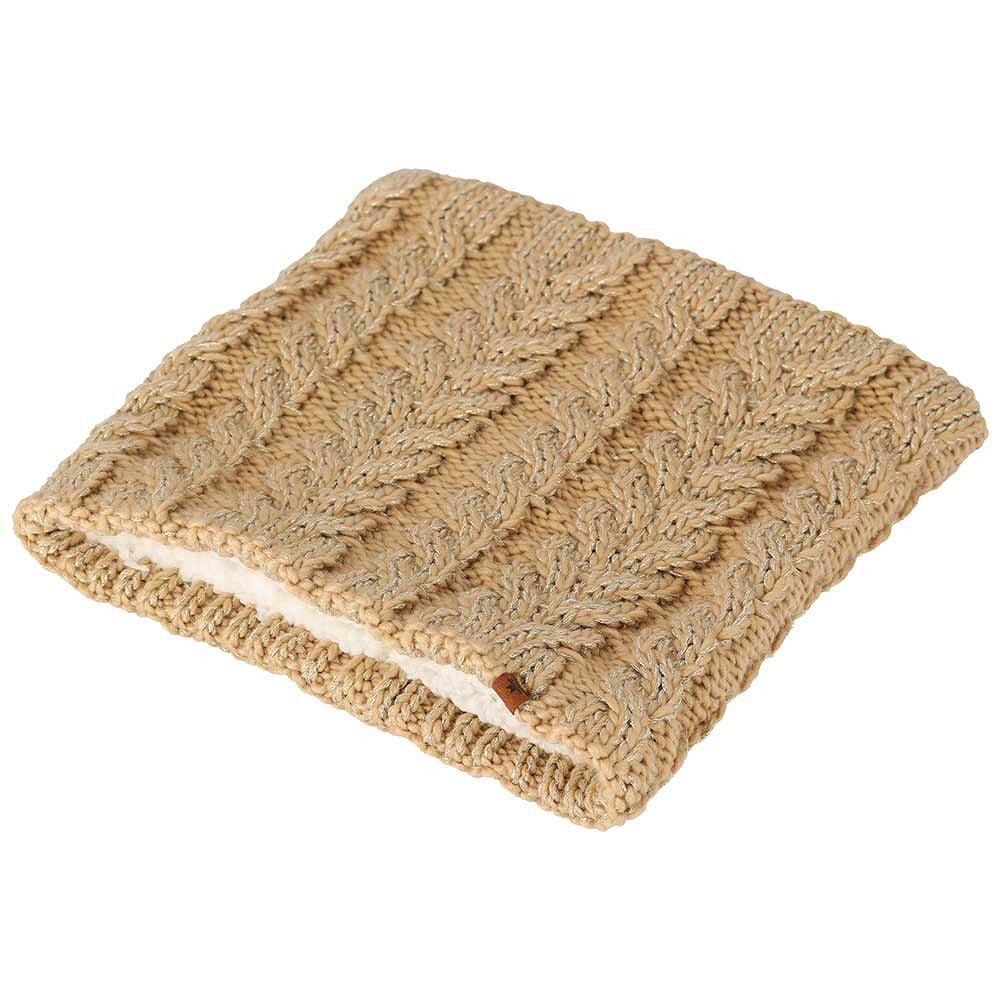 Écharpe de ski femme coloris sable taille unique 2/3