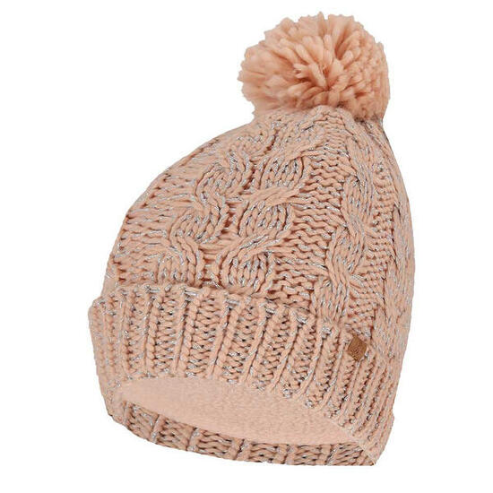 Bonnet de ski femme rose clair taille unique