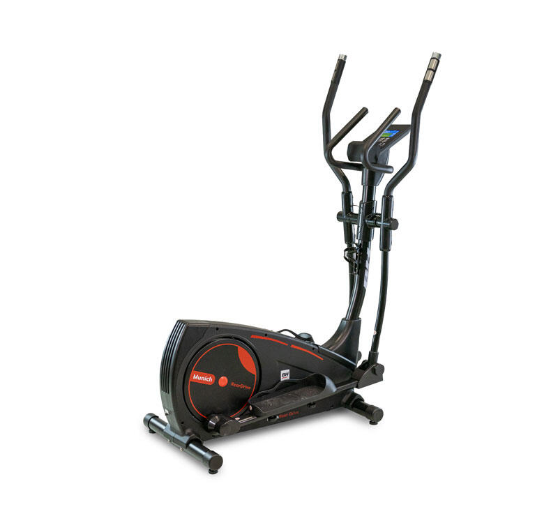 BH FITNESS Bicicleta Elíptica  Munich Connect - Kinomap,Zwift - volante 12kg - monitor LED