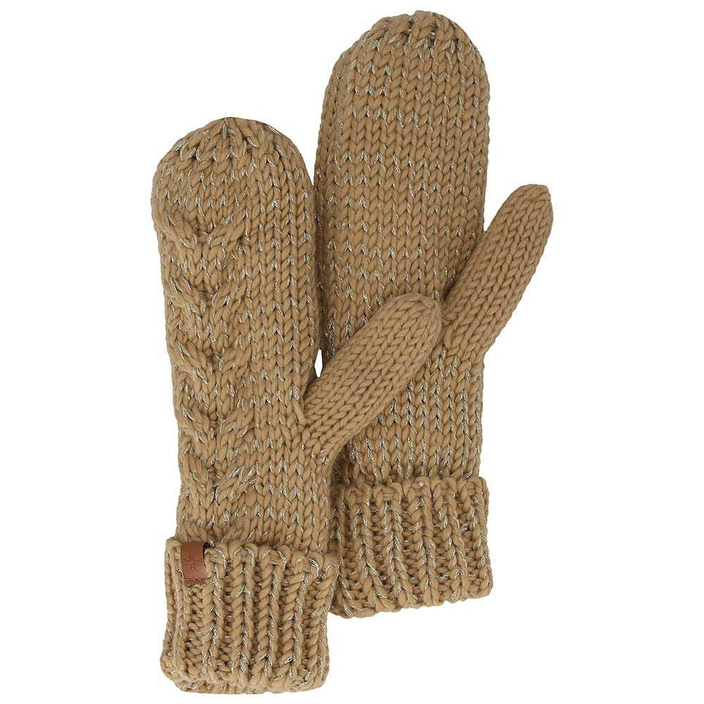 Gants de ski femme couleur sable taille unique 2/3