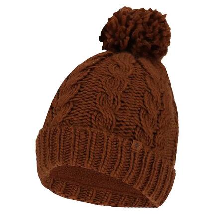 Bonnet de ski noir tendance pour femme taille unique