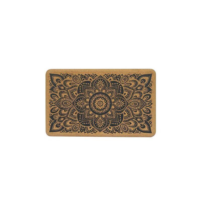 Cub de yoga Yoga Design Lab - Bloc de plută negru Mandala