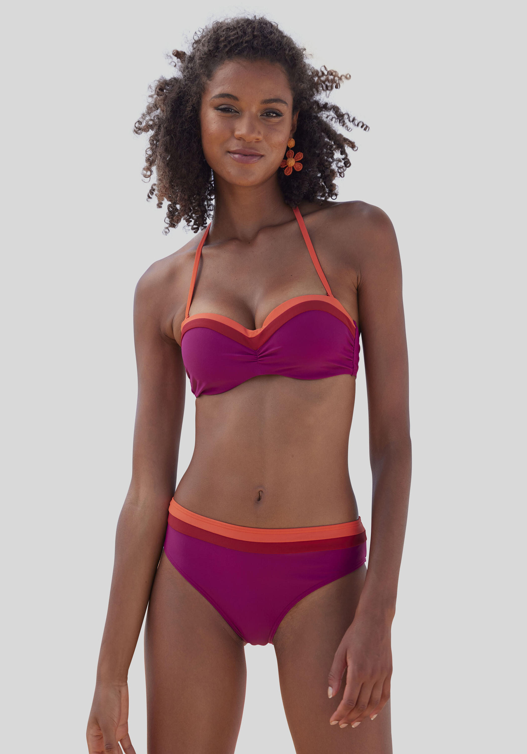 Damen Bügel-Bandeau-Bikini-Top 2/4
