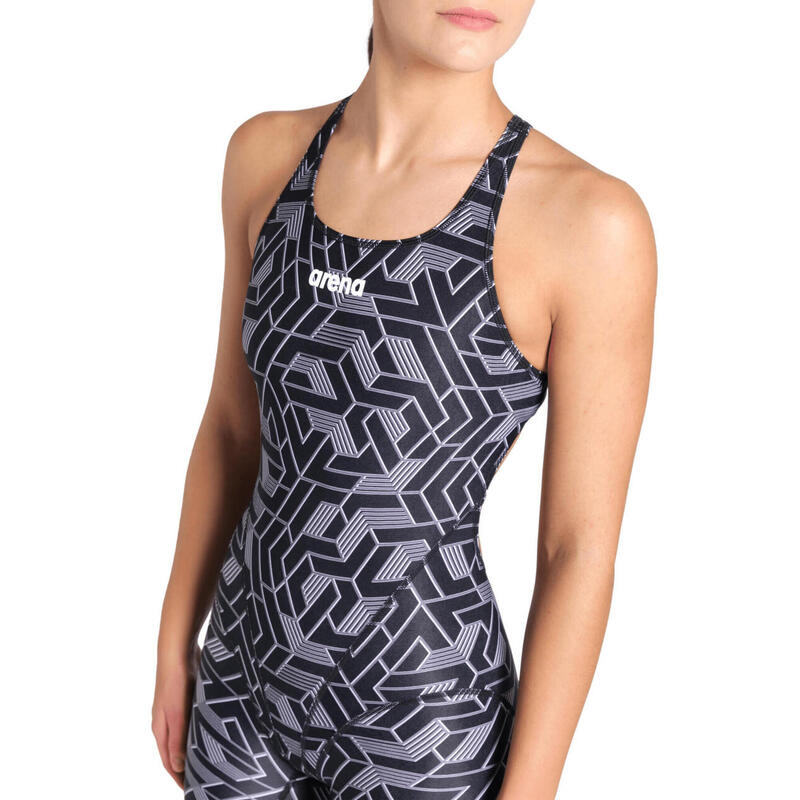 Maillot de bain intégral Arena Printed Noir/Multi