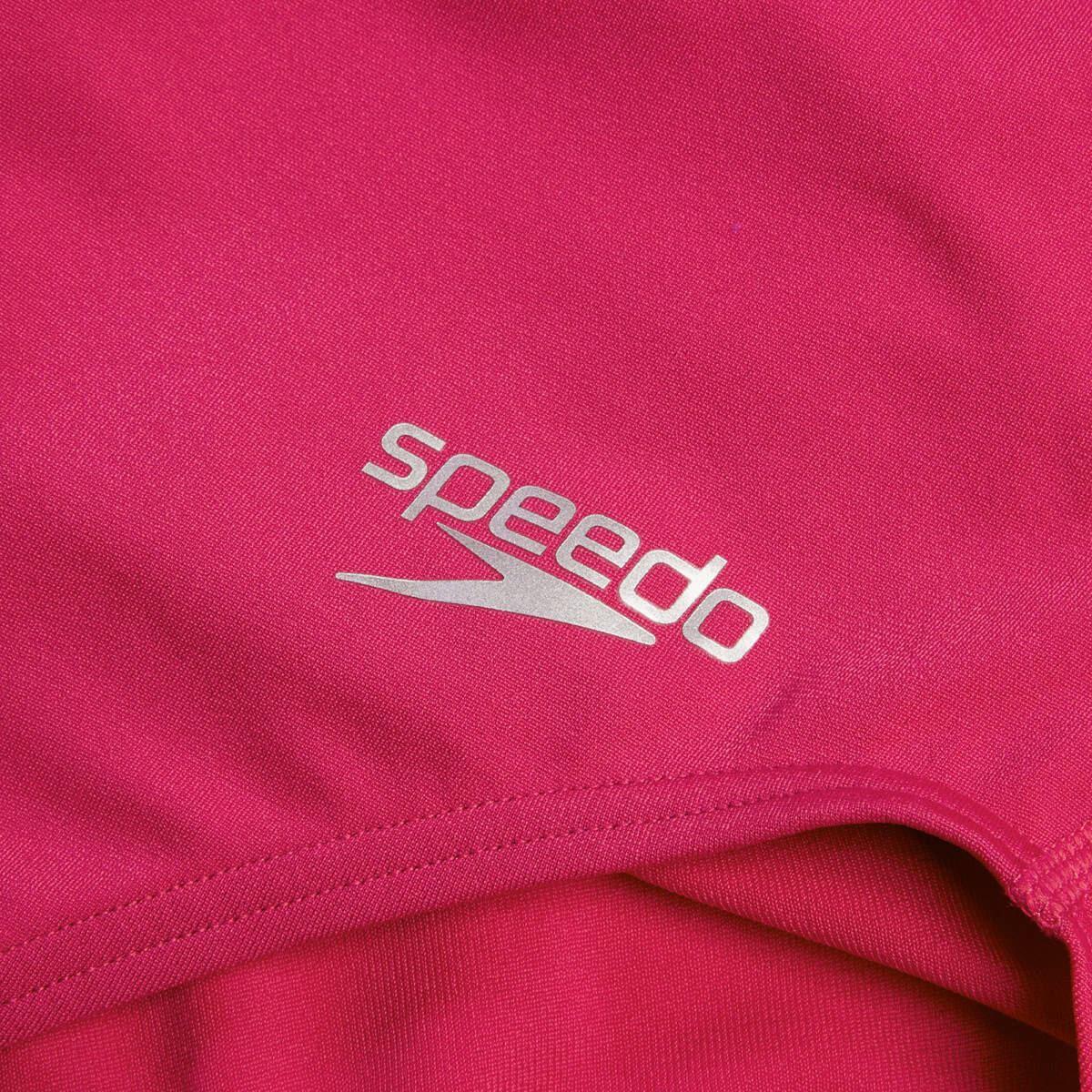 Costume da bagno Speedo da donna, tinta unita, con scollo a V sulla schiena - 2/7