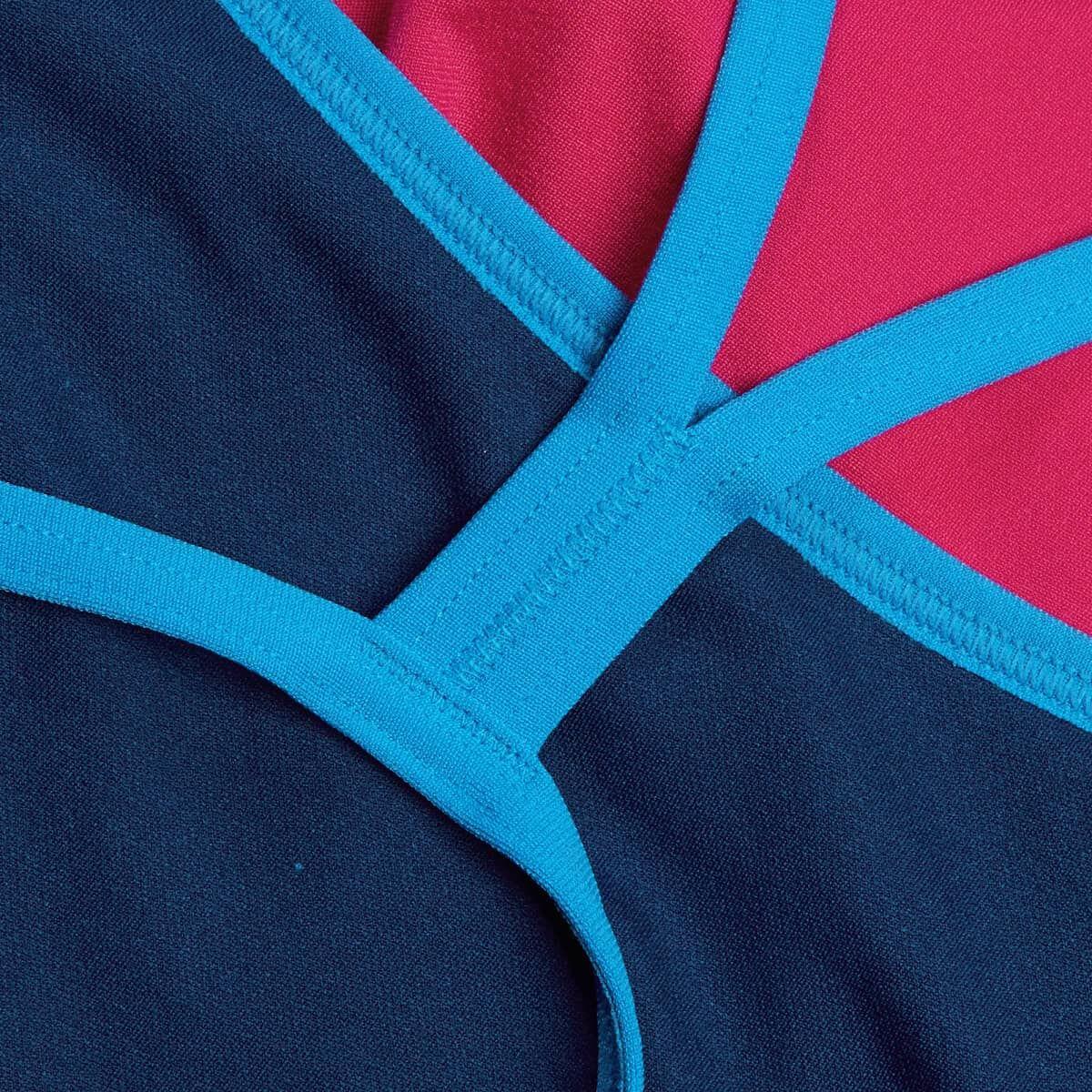 Costume da bagno Speedo da donna, tinta unita, con scollo a V sulla schiena - 4/7
