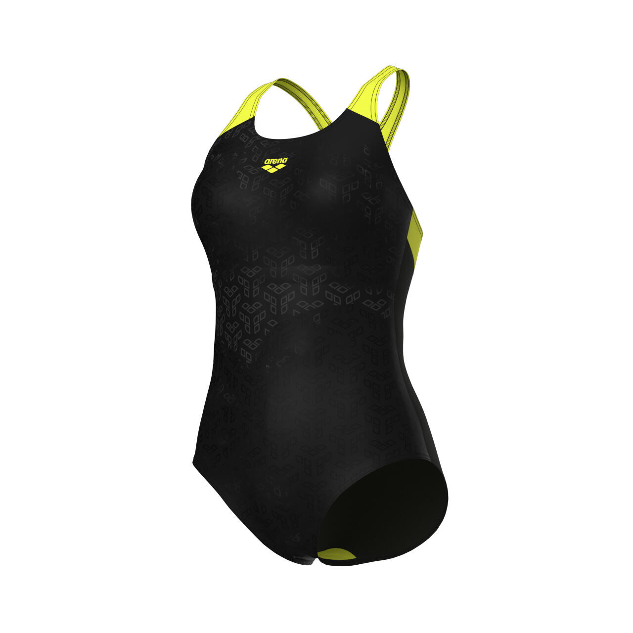 ARENA Arena Badpak Monogram Controlpro Low LB Zwart-Zacht Groen