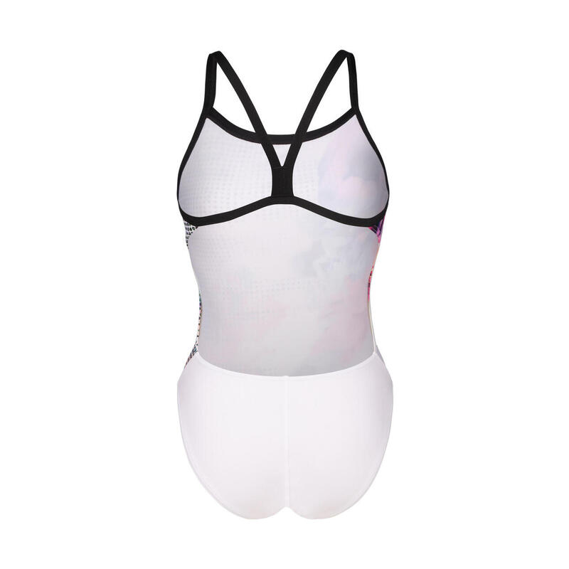 Maillot de bain Arena Airbrush Challenge Back Noir/Blanc/Multi