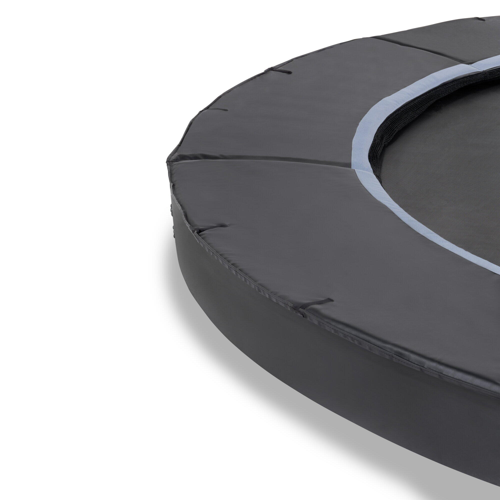 Trampolino elastico sportivo a livello del suolo EXIT Dynamic ø427cm - nero 6/7