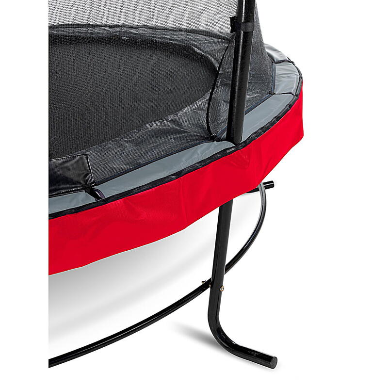 Trampoline EXIT Elegant ø305cm avec filet de sécurité Economy - rouge