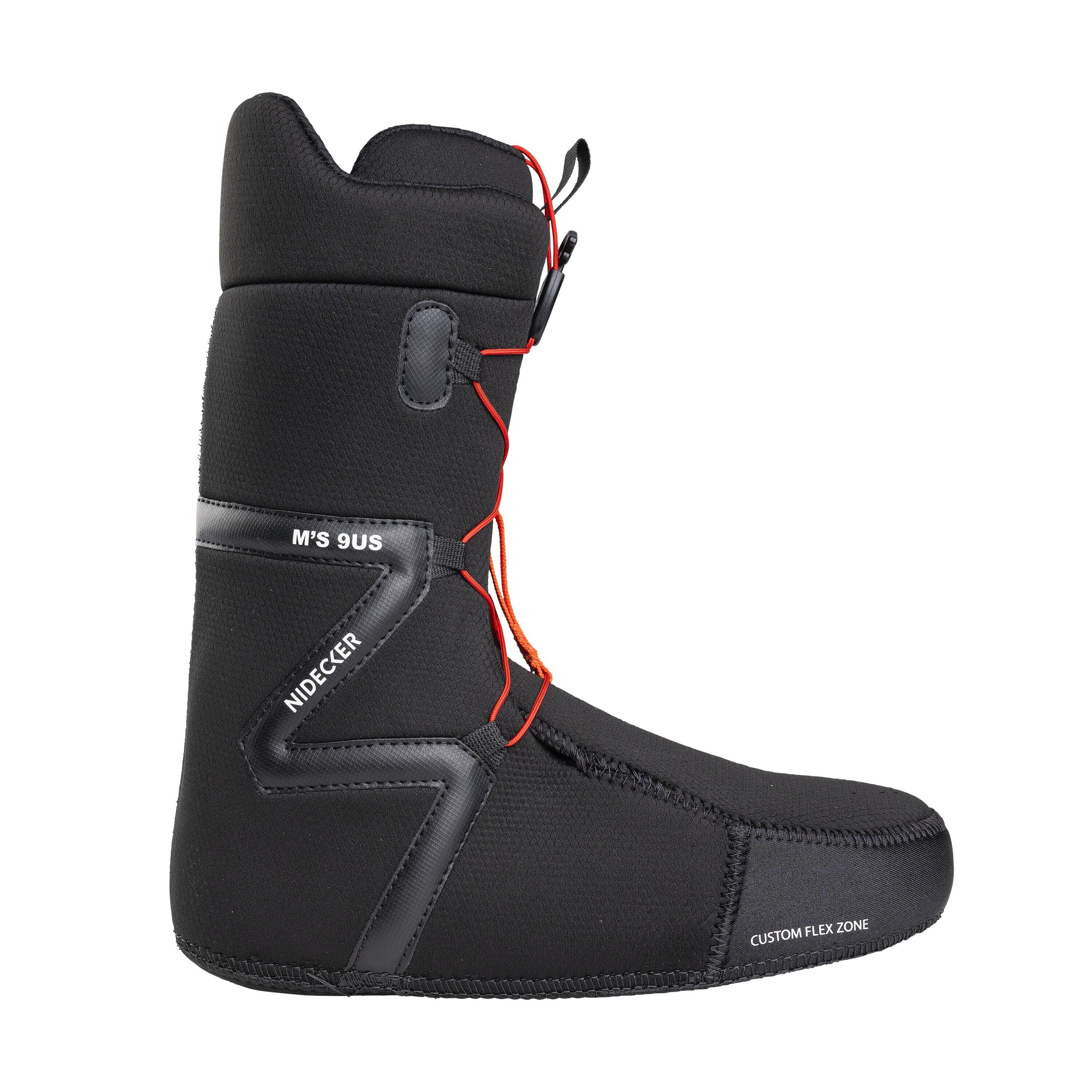 Schuhe Snowboard CASCADE BLACK 100 6/7