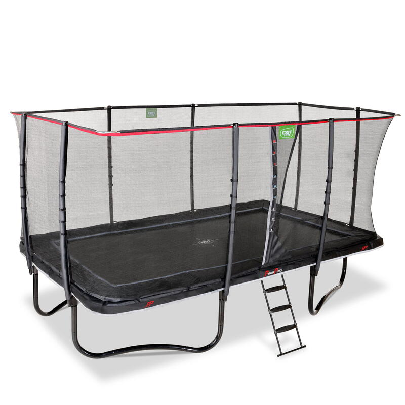 Trampoline - PeakPro - 305 x 519 cm - Zwart - Trampoline