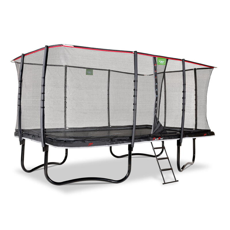 Trampoline - PeakPro - 305 x 519 cm - Zwart - Trampoline