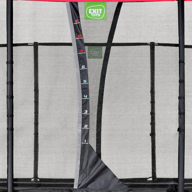 EXIT PeakPro trampoline 275x458cm - zwart