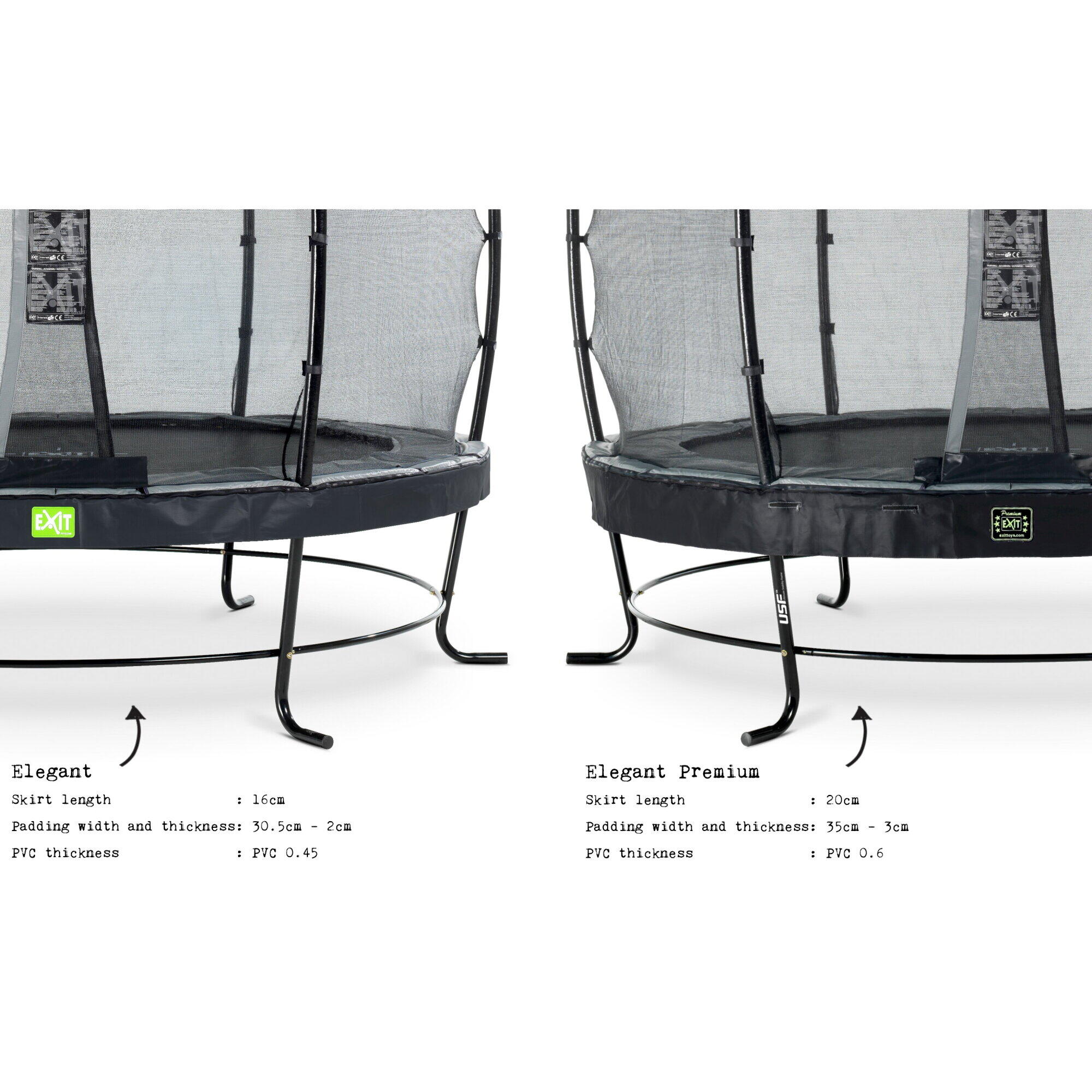 Trampolina Elegant Premium ø253cm 5/7