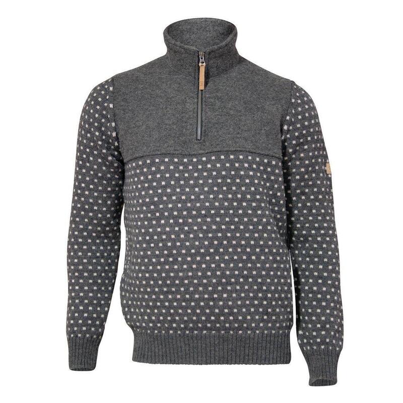 Ivanhoe Sverre half zip - Grey