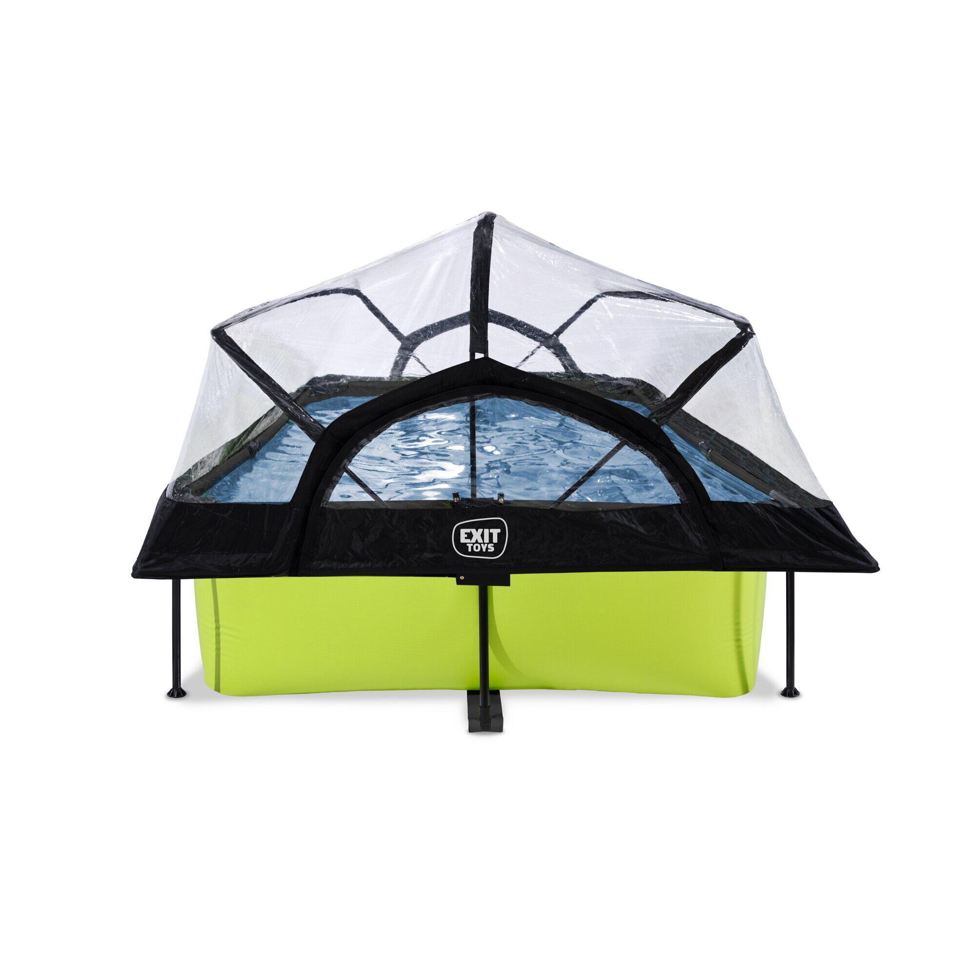 Piscina EXIT Lime 300x200x65cm con pompa filtro e copertura - verde 4/7