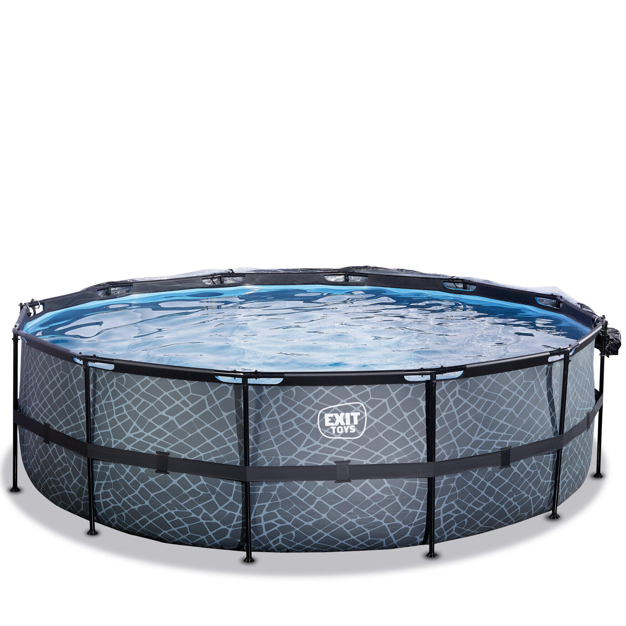 Pool ø488x122cm mit Sandfilterpumpe 2/7