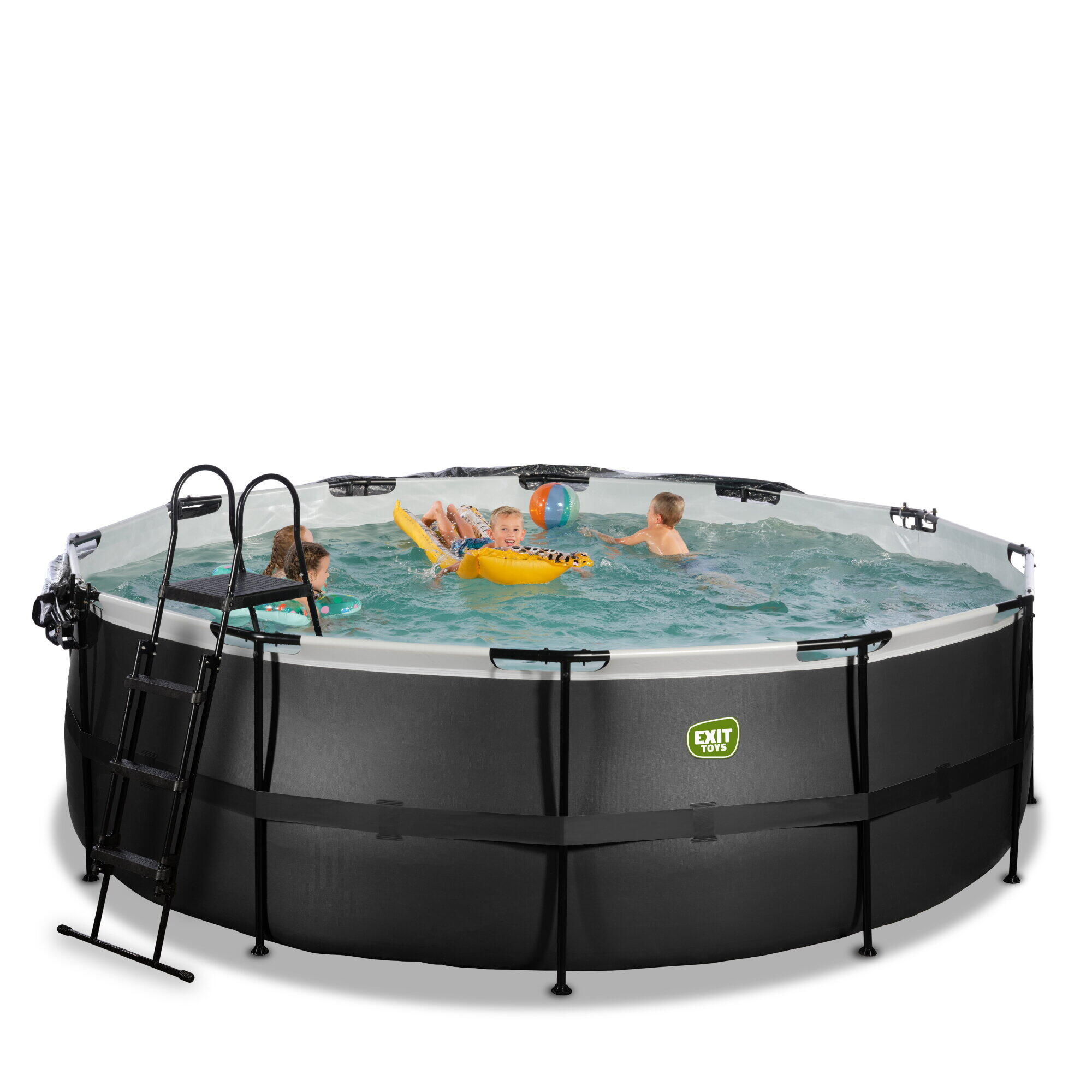 Piscina ø427x122cm con cúpula y bomba de filtrado de arena 7/7