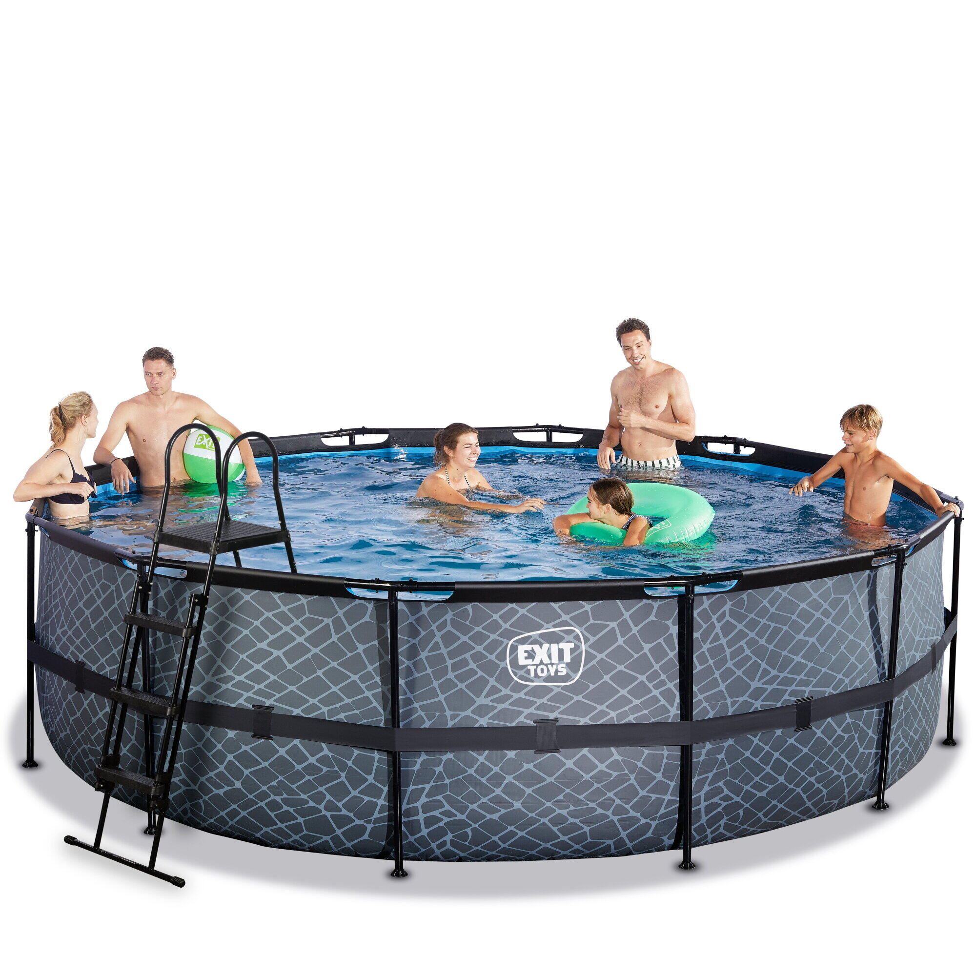Pool ø488x122cm mit Sandfilterpumpe 5/7