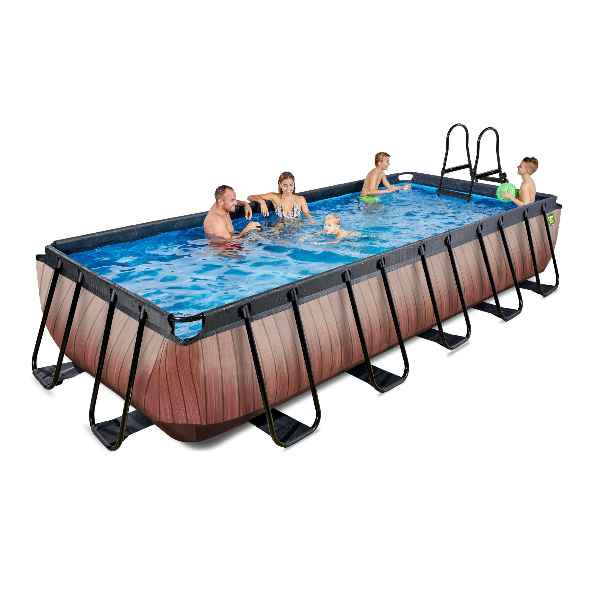 Piscina Wood 540x250cm con bomba de filtrado de arena 6/7