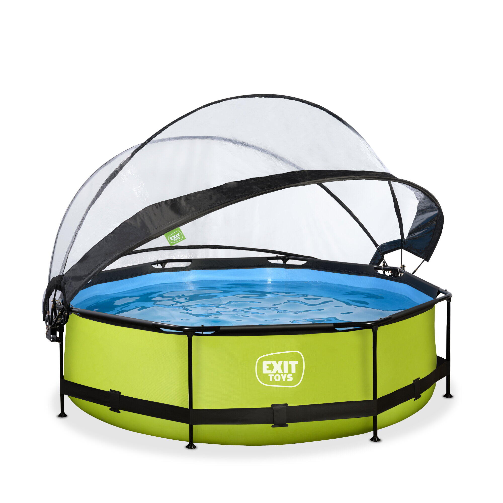 Piscine couverte Wood ø300x76cm avec pompe filtrante 2/7