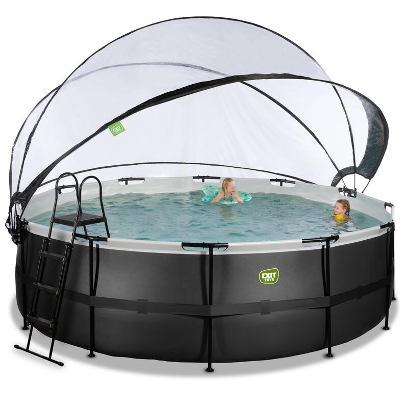 Piscine ø450x122cm avec kit d'accessoires