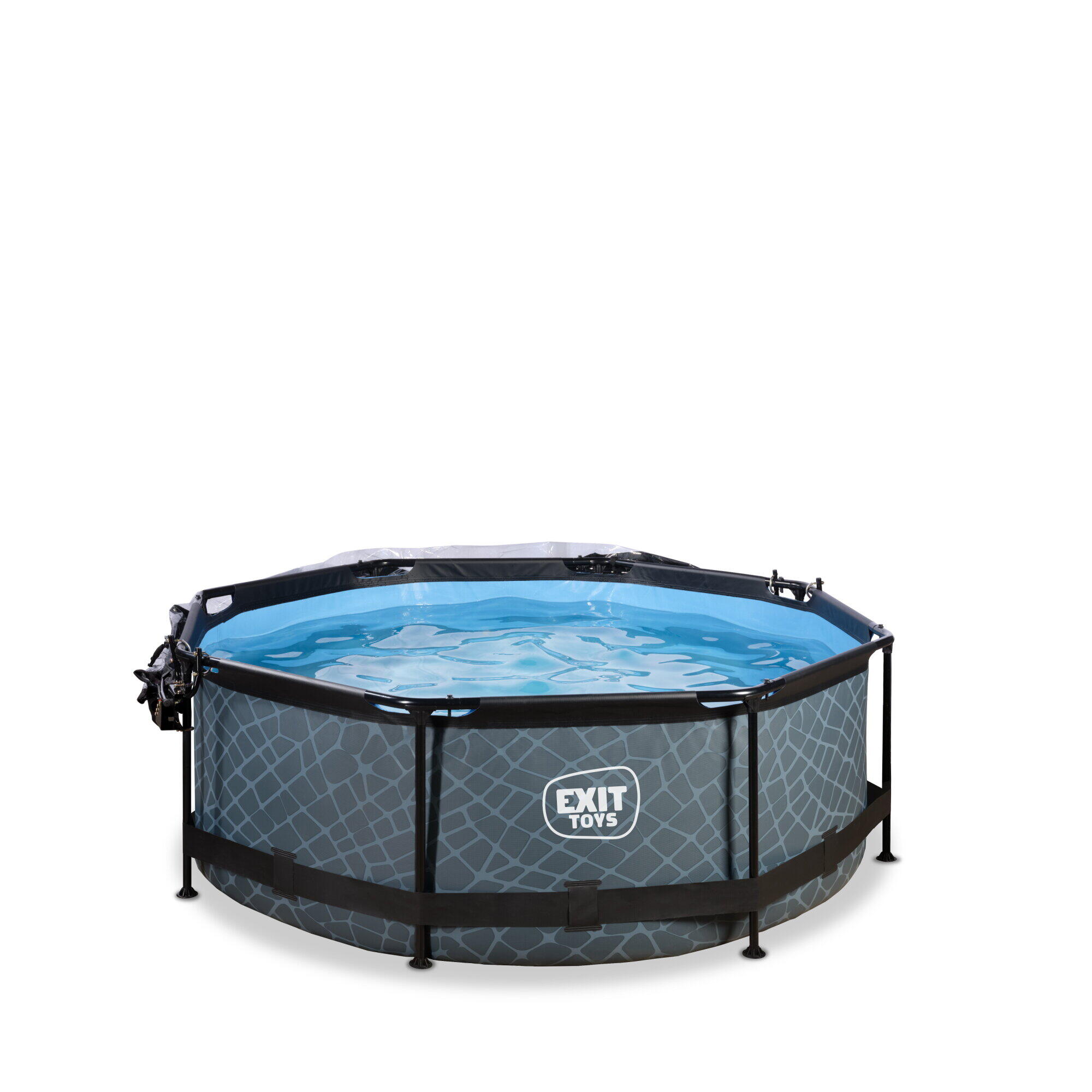 Piscine couverte ø244x76cm avec pompe filtrante 3/7