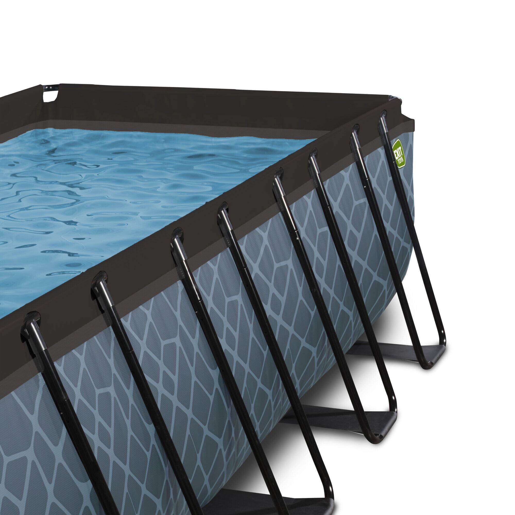 Pool Wood 400x200cm mit Sandfilterpumpe 4/7