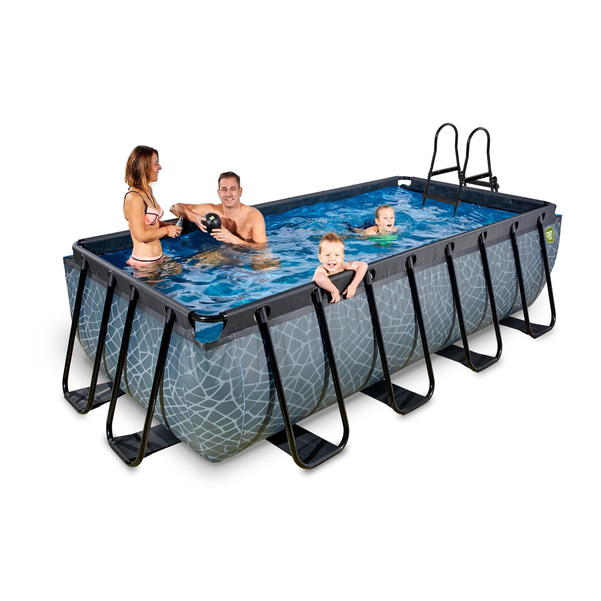 Pool Wood 400x200cm mit Sandfilterpumpe 6/7