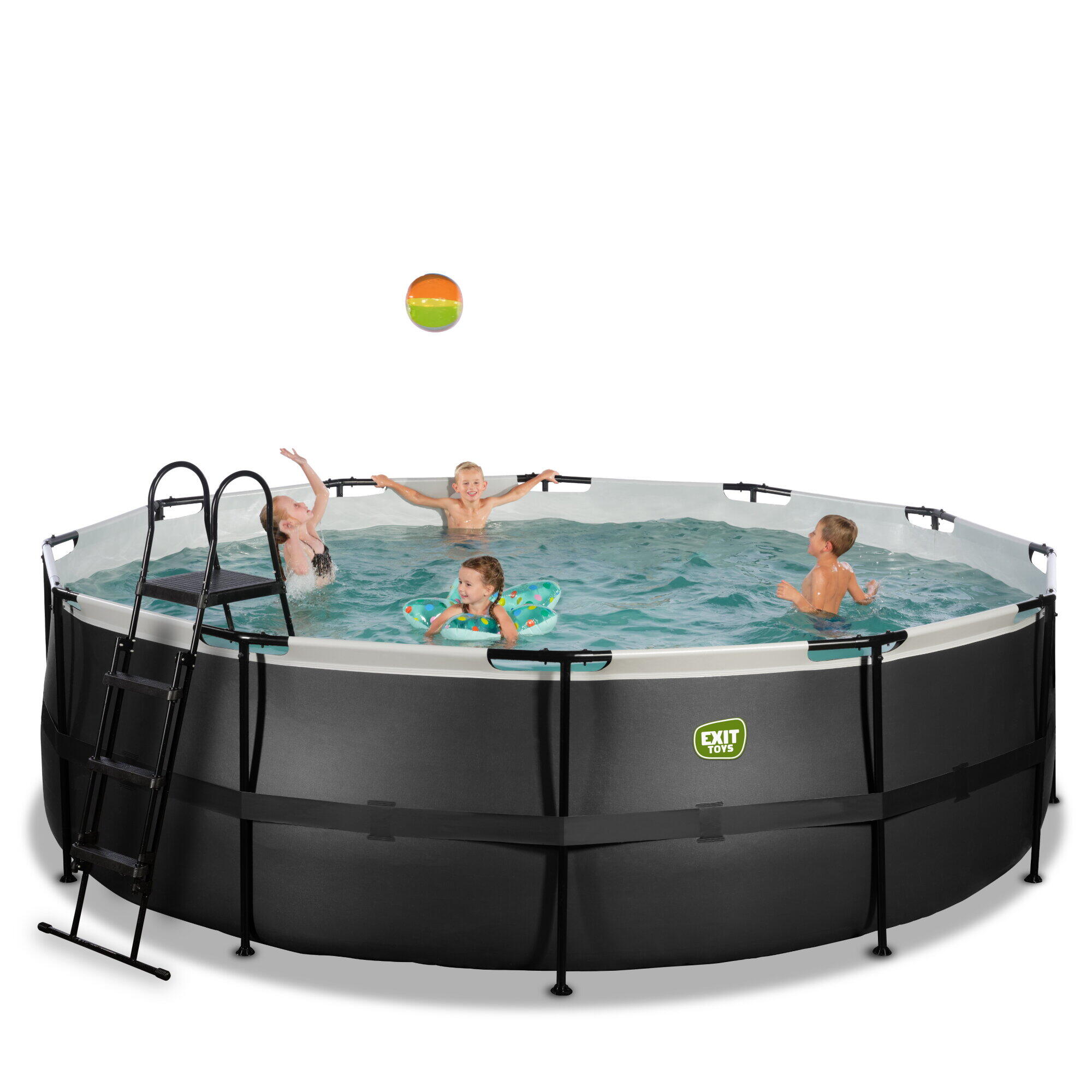 Piscina ø450x122cm con bomba de depuración 4/7