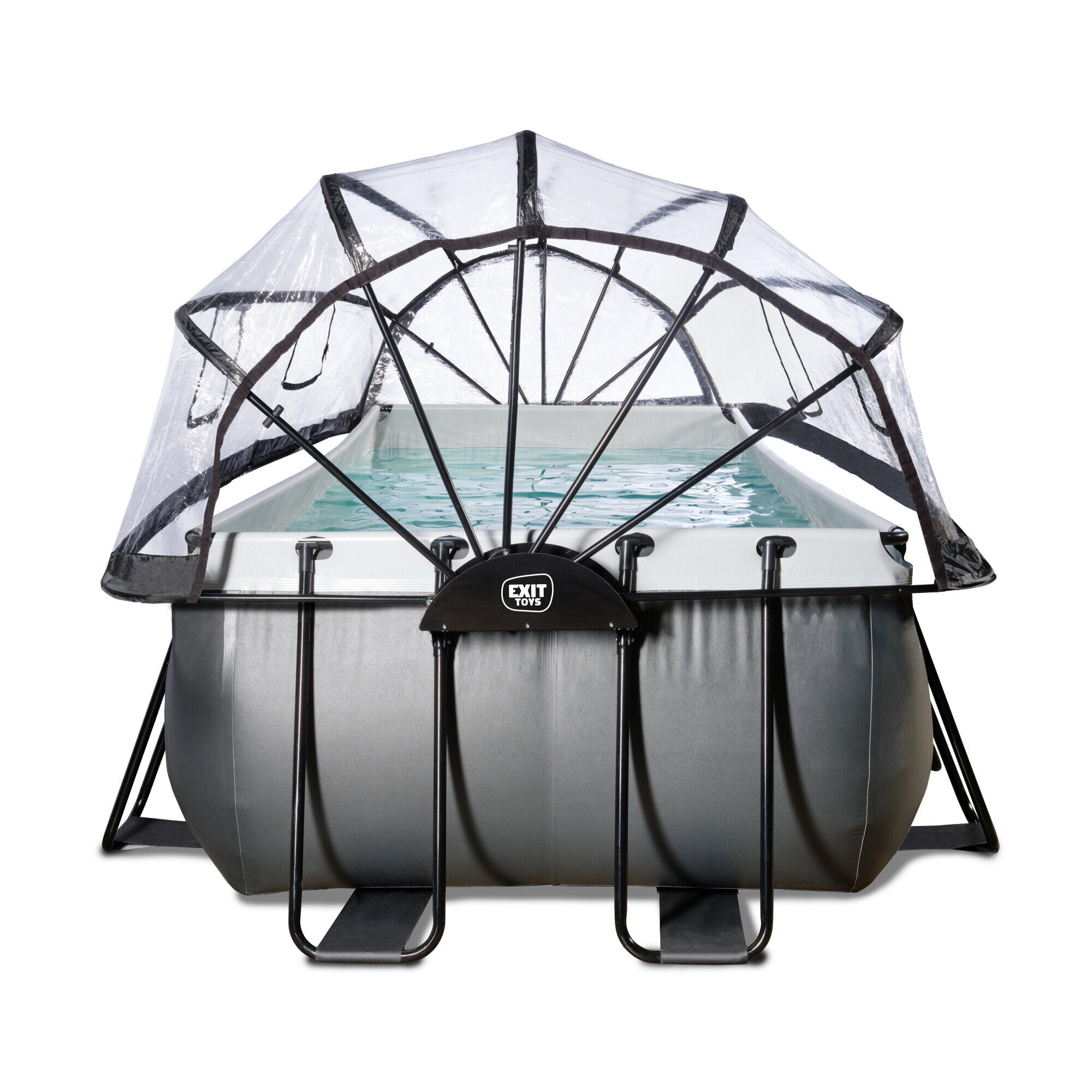 Piscina 400x200x122cm con cúpula y bomba de filtrado de arena y bomb 4/7