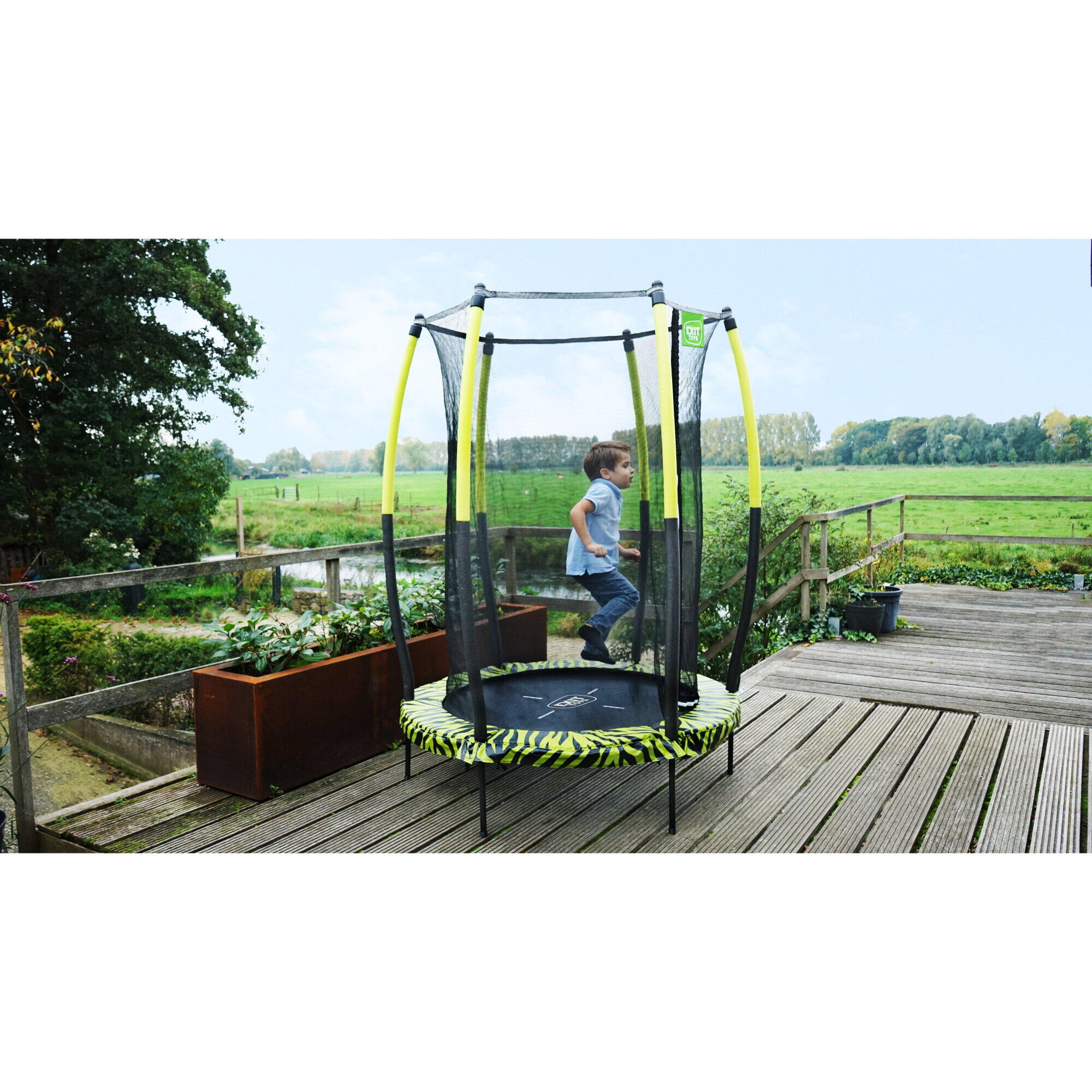 Trampoline Tiggy junior avec filet de sécurité ø140cm 7/7