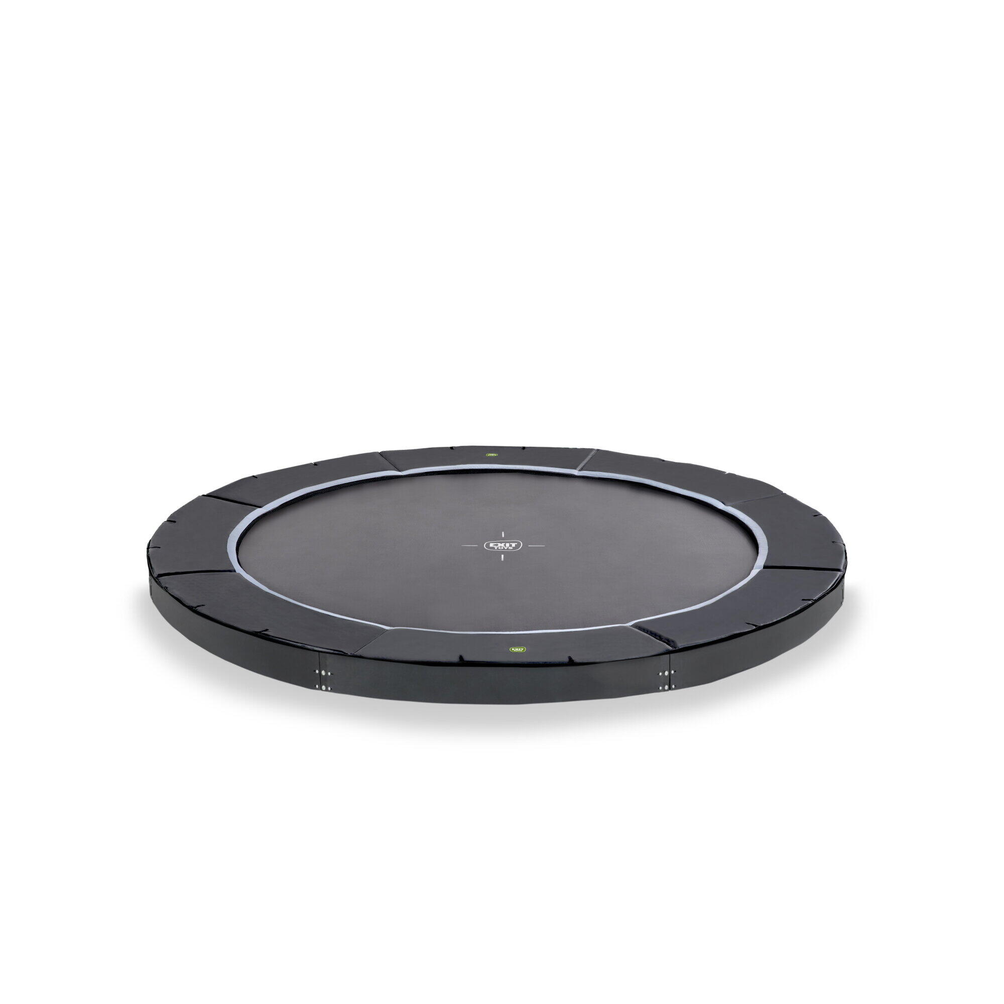 Trampolino elastico sportivo a livello del suolo EXIT Dynamic ø427cm - nero 2/7