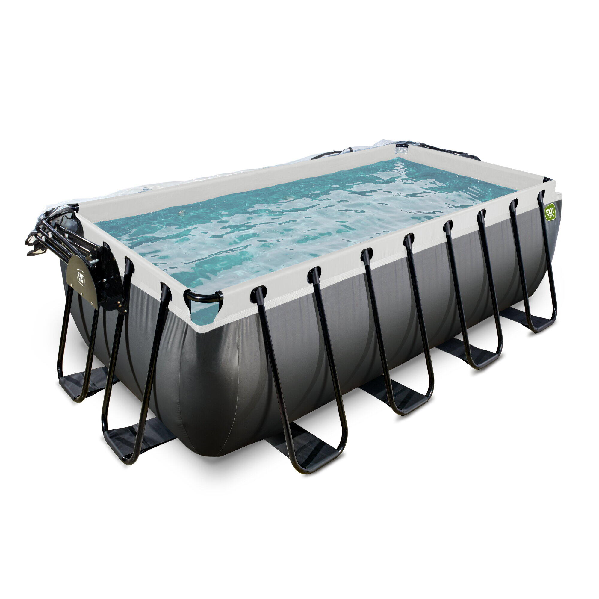 Piscina 400x200x122cm con cúpula y bomba de filtrado de arena y bomb 3/7