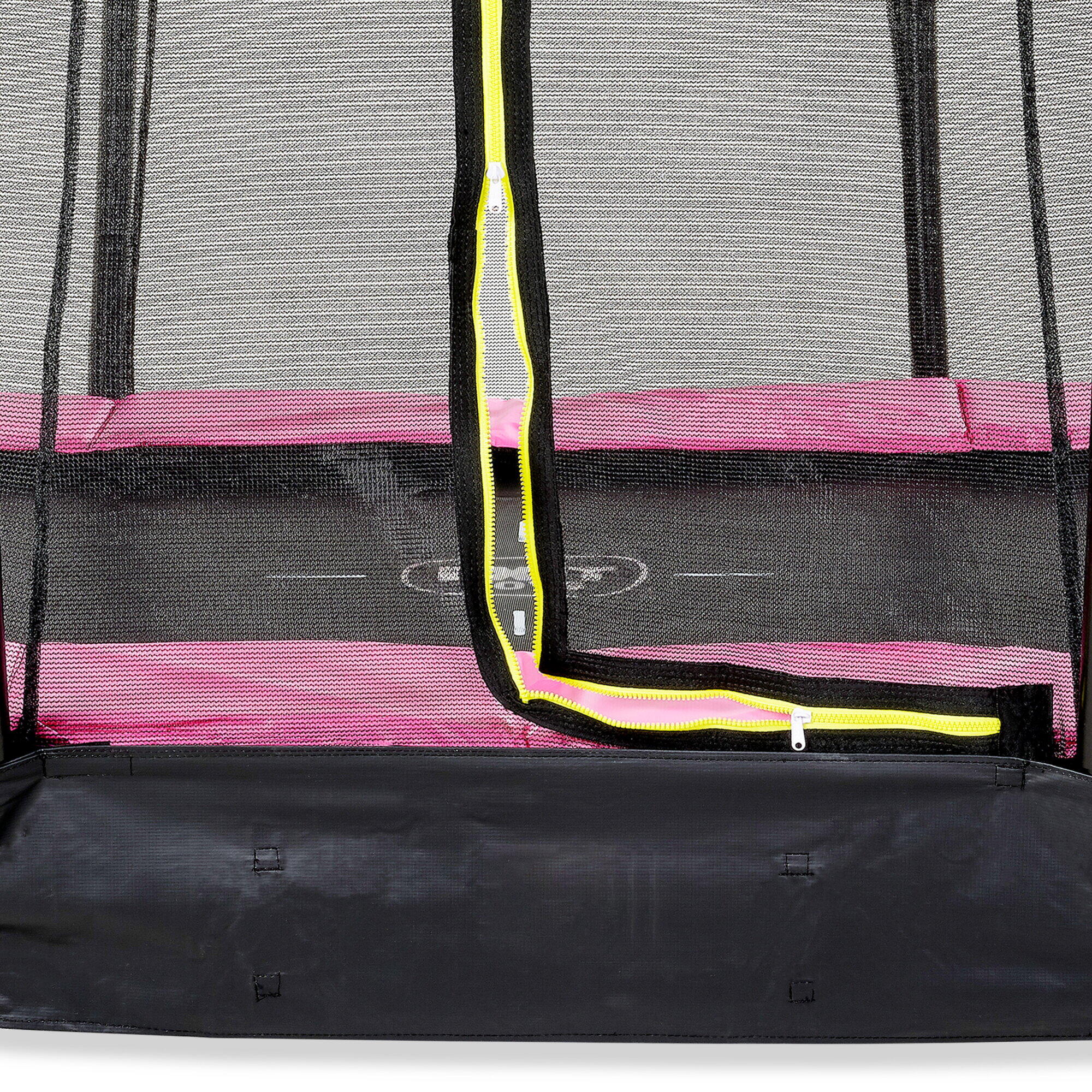 EXIT Silhouette Bodentrampolin 214x305cm mit Sicherheitsnetz - rosa 7/7
